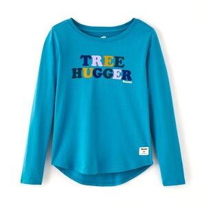 Roots Organic Cotton Graphic Long Sleeve T-Shirt | M